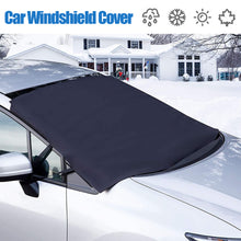 Load image into Gallery viewer, Car Front Rear Windshield Sunshade Snap Cover Sunshade Snowproof Automobile Sunshade Cover for Cars Minivans and SUVs Waterproof