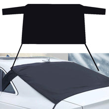 Load image into Gallery viewer, Car Front Rear Windshield Sunshade Snap Cover Sunshade Snowproof Automobile Sunshade Cover for Cars Minivans and SUVs Waterproof
