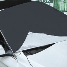 Load image into Gallery viewer, Car Front Rear Windshield Sunshade Snap Cover Sunshade Snowproof Automobile Sunshade Cover for Cars Minivans and SUVs Waterproof