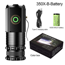 Load image into Gallery viewer, Strong Long-Range Flashlight Super Bright P35 Fixed Focus Portable Mini Flashlight Tail Iron Strip With Strong Magnetic Outdoor Multi-Function Clip Cap Light -1600 Lumens