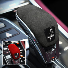 Load image into Gallery viewer, Suede Car Head Gear Shift Panel Knob Cover Trim Frame Protector Decoration Sticker For Cayenne Panamera 971 Interior Accessories
