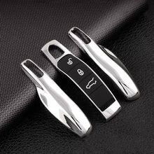 Load image into Gallery viewer, 4Pcs/Set Car Smart Remote Key Case Fob Covers Set Shell for Porsche Cayman Cayenne 911 970 981 991 Panamera Spyder Carrera Macan Boxster