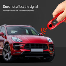 Load image into Gallery viewer, 4Pcs/Set Car Smart Remote Key Case Fob Covers Set Shell for Porsche Cayman Cayenne 911 970 981 991 Panamera Spyder Carrera Macan Boxster