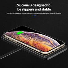 Load image into Gallery viewer, Car Wireless Fast Charger Silicone Anti-skid Pad Cradle Dock for iPhone 14 13 X 12 Pro Max Samsung Charging Stand 15W Interior Accessories