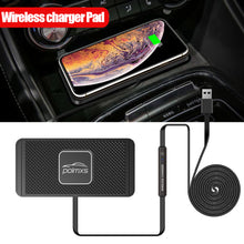 Load image into Gallery viewer, Car Wireless Fast Charger Silicone Anti-skid Pad Cradle Dock for iPhone 14 13 X 12 Pro Max Samsung Charging Stand 15W Interior Accessories
