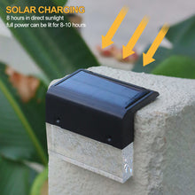 Load image into Gallery viewer, Solar Deck Lights Outdoor LED Garden Step Lighting IP65 Waterproof Stairs Patio Pathway Yard Fence Wall Lamp Christmas Decoration Bubble Lamp