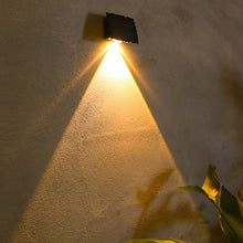Load image into Gallery viewer, Super Bright Solar Wall Spot Light Outdoor Garden Decoration Wall Lamp High Brightness Up And Down Luminous Lighting Outdoor Solar LED Lamp