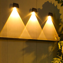 Load image into Gallery viewer, Super Bright Solar Wall Spot Light Outdoor Garden Decoration Wall Lamp High Brightness Up And Down Luminous Lighting Outdoor Solar LED Lamp