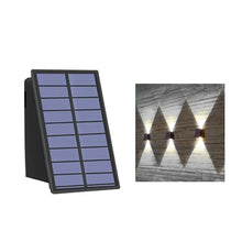 Load image into Gallery viewer, Super Bright Solar Wall Spot Light Outdoor Garden Decoration Wall Lamp High Brightness Up And Down Luminous Lighting Outdoor Solar LED Lamp
