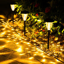 Load image into Gallery viewer, Solar Lawn Spike Lamp Outdoor Garden Pathway Lamp with Base Solar Waterproof Landscape Path Yard Backyard Patio Decorative Lamp