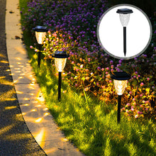 Load image into Gallery viewer, Solar Lawn Spike Lamp Outdoor Garden Pathway Lamp with Base Solar Waterproof Landscape Path Yard Backyard Patio Decorative Lamp