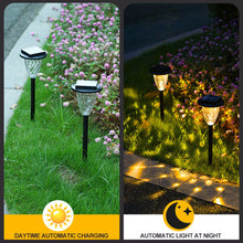 Load image into Gallery viewer, Solar Lawn Spike Lamp Outdoor Garden Pathway Lamp with Base Solar Waterproof Landscape Path Yard Backyard Patio Decorative Lamp