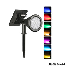 Load image into Gallery viewer, 7/18 LED Solar Lawn Lights Outdoor Landscape Spotlights IP65 Waterproof Upgraded Solar Powered Wall Lamp Villa Garden Decorative Lamp