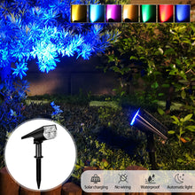 Load image into Gallery viewer, 2/7 LED Solar Lawn Lights Outdoor Landscape Spotlights Waterproof Solar Powered Wall Lamp Villa Garden Decorative Lamp