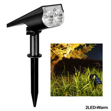 Load image into Gallery viewer, 2/7 LED Solar Lawn Lights Outdoor Landscape Spotlights Waterproof Solar Powered Wall Lamp Villa Garden Decorative Lamp