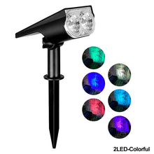 Load image into Gallery viewer, 2/7 LED Solar Lawn Lights Outdoor Landscape Spotlights Waterproof Solar Powered Wall Lamp Villa Garden Decorative Lamp