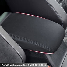Load image into Gallery viewer, Car Armrest Box Center Console Lid Armrest Cover Interior Accessories Microfiber Leather Cover For VW Volkswagen Golf 7 MK7 2012 -2019