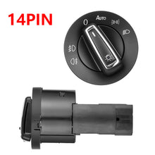 Load image into Gallery viewer, Auto Car Headlight Switch Head Light Lamp with Auto-Switch Sensor For VW Passat B5 B7 Transporter T5 Tiguan Jetta Mk6 Golf 4 6