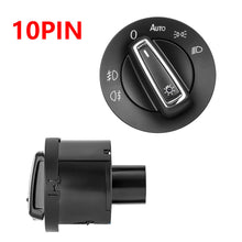 Load image into Gallery viewer, Auto Car Headlight Switch Head Light Lamp with Auto-Switch Sensor For VW Passat B5 B7 Transporter T5 Tiguan Jetta Mk6 Golf 4 6