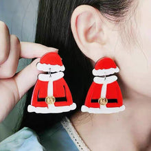 Load image into Gallery viewer, Christmas Acrylic Elk Ear Stud Jewelry Women Child Christmas Fashion New Year Gift Xmas Earrings Ins Jewelry