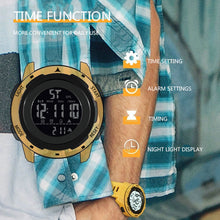 Load image into Gallery viewer, Multifunctional Men's Technology Electronic Sports Watch Luminous Waterproof Watch Daily Running Fashion Watch Wristwatch