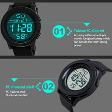 Load image into Gallery viewer, Fashion Dual Display Electronic Watch Multifunctional Outdoor Sports Waterproof Cool Light Men's Business Electronic Watch