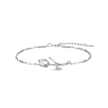 Load image into Gallery viewer, Opal Tulip Flower Flower Bracelet Fashion Creative Chain Bracelet Women Tulip Elegant Bracelet Necklace Accessories