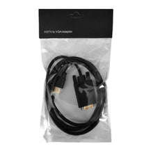 Load image into Gallery viewer, HDMI Male to VGA Male 1080P 60Hz HDMI Compatible Cable to VGA Adapter Digital to Analog for Computer Laptop