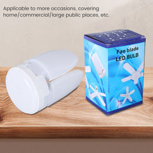 Load image into Gallery viewer, Fan Shaped Foldable LED Bulb 85-265V 40 Bulbs Deformation Suitable For Homes Warehouses and Garages Warm White Celling Light