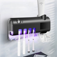 Load image into Gallery viewer, Wall Mount Toothpaste Squeezer Adsorption Toothbrush Holder Storage Rack Bathroom Accessories