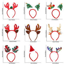 Load image into Gallery viewer, Christmas Headband Elk Santa Claus Snowman Christmas Tree Hair Band Kids Girls Hair Accessories Xmas New Year Decor Decorations For Home