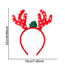 Load image into Gallery viewer, Christmas Headband Elk Santa Claus Snowman Christmas Tree Hair Band Kids Girls Hair Accessories Xmas New Year Decor Decorations For Home