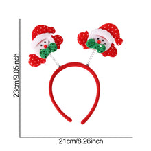 Load image into Gallery viewer, Christmas Headband Elk Santa Claus Snowman Christmas Tree Hair Band Kids Girls Hair Accessories Xmas New Year Decor Decorations For Home