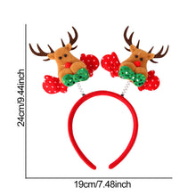 Load image into Gallery viewer, Christmas Headband Elk Santa Claus Snowman Christmas Tree Hair Band Kids Girls Hair Accessories Xmas New Year Decor Decorations For Home
