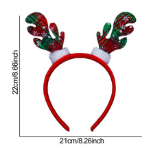 Load image into Gallery viewer, Christmas Headband Elk Santa Claus Snowman Christmas Tree Hair Band Kids Girls Hair Accessories Xmas New Year Decor Decorations For Home