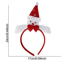 Load image into Gallery viewer, Christmas Headband Elk Santa Claus Snowman Christmas Tree Hair Band Kids Girls Hair Accessories Xmas New Year Decor Decorations For Home