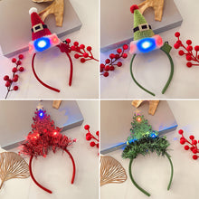 Load image into Gallery viewer, Christmas Headband Elk Santa Claus Snowman Christmas Tree Hair Band Kids Girls Hair Accessories Xmas New Year Decor Decorations For Home