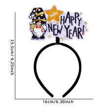 Load image into Gallery viewer, 2024 Happy New Year Headband Girl New Year Party Decorations Photography Props Party Hair Band Headwear Hair Accessories