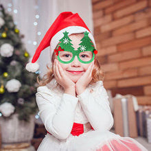 Load image into Gallery viewer, Christmas Glasses Glitter Decorative Glasses Kid Xmax Party Costume Eyeglasses Photo Props Christmas Decoration 2023 Navidad Gift