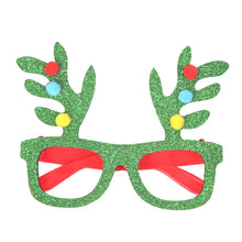 Load image into Gallery viewer, Christmas Glasses Glitter Decorative Glasses Kid Xmax Party Costume Eyeglasses Photo Props Christmas Decoration 2023 Navidad Gift