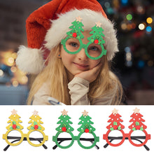 Load image into Gallery viewer, Christmas Glasses Glitter Decorative Glasses Kid Xmax Party Costume Eyeglasses Photo Props Christmas Decoration 2023 Navidad Gift