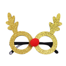 Load image into Gallery viewer, Christmas Glasses Glitter Decorative Glasses Kid Xmax Party Costume Eyeglasses Photo Props Christmas Decoration 2023 Navidad Gift