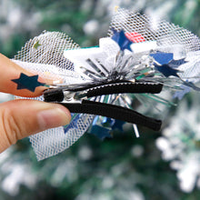 Load image into Gallery viewer, Christmas Girls Mesh Hair Clip Cute Antler Snowman Hairpin Kids Barrette Side Clip Headwear Hair Accessories Xmas Party Decoration