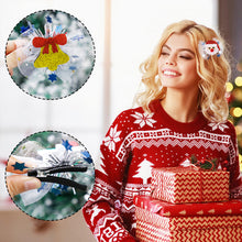 Load image into Gallery viewer, Christmas Girls Mesh Hair Clip Cute Antler Snowman Hairpin Kids Barrette Side Clip Headwear Hair Accessories Xmas Party Decoration
