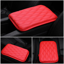 Load image into Gallery viewer, Car Interior Center Armrest Mat Auto Armrests Storage Box Leather Mats Dust-proof Cushion Cover Armrest Protector Pad