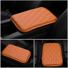 Load image into Gallery viewer, Car Interior Center Armrest Mat Auto Armrests Storage Box Leather Mats Dust-proof Cushion Cover Armrest Protector Pad