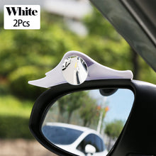 Load image into Gallery viewer, 2Pcs 360 Rotatable Car Blind Spot Mirror and Rain Eyebrow Auto Parking Safety Auxiliary Mirror Accessories