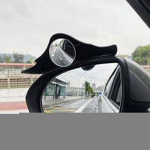 Load image into Gallery viewer, 2Pcs 360 Rotatable Car Blind Spot Mirror and Rain Eyebrow Auto Parking Safety Auxiliary Mirror Accessories