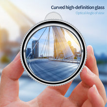 Load image into Gallery viewer, 2Pcs Car 360° Rotating Blind Spot Rear View Mirror Wide Angle Adjustable Round Mirror Suction Cup Convex Mirror