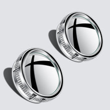 Load image into Gallery viewer, 2Pcs Car 360° Rotating Blind Spot Rear View Mirror Wide Angle Adjustable Round Mirror Suction Cup Convex Mirror